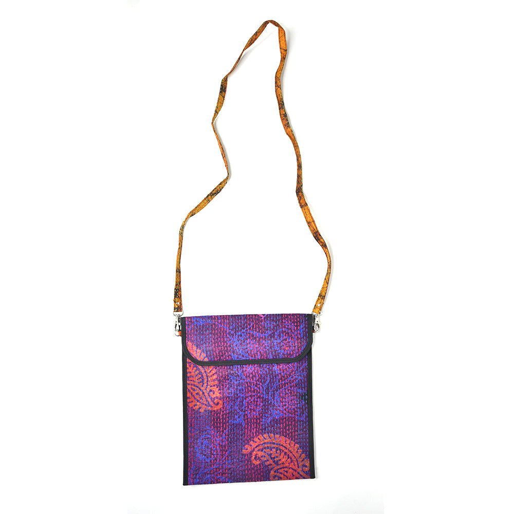 Recycled  RED Sling Bag by Bindoo Art