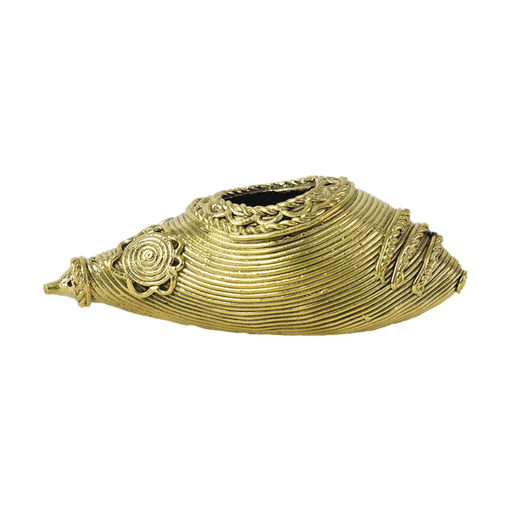 112. Introducing the Dhokra Art Snail - A Symbol of Timeless Beauty!