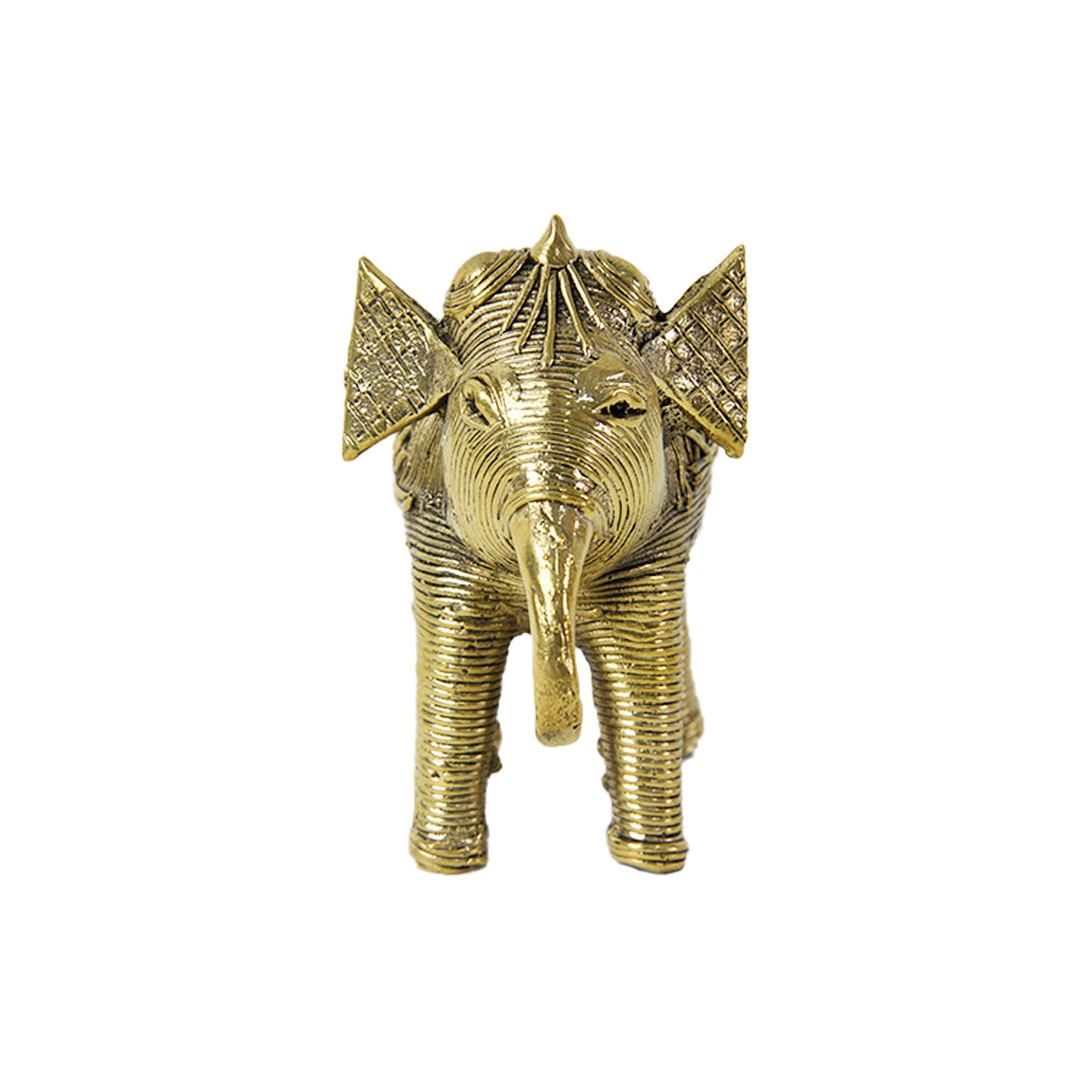 114. Introducing the Dhokra Art Elephant - A Majestic Symbol of Beauty and Tradition!