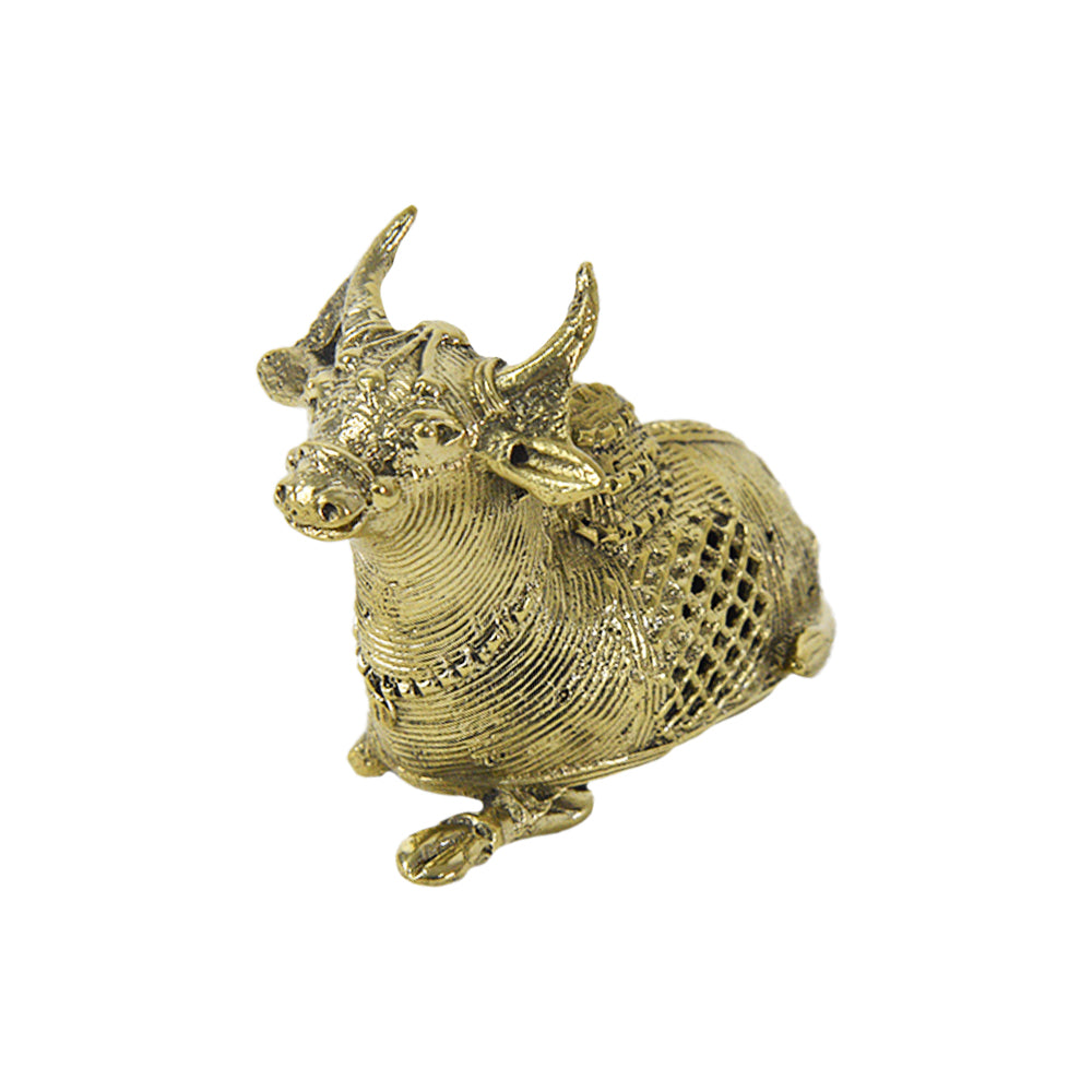 123.Introducing the Dhokra Big Animal Bull: A Majestic Symbol of Strength and Vitality