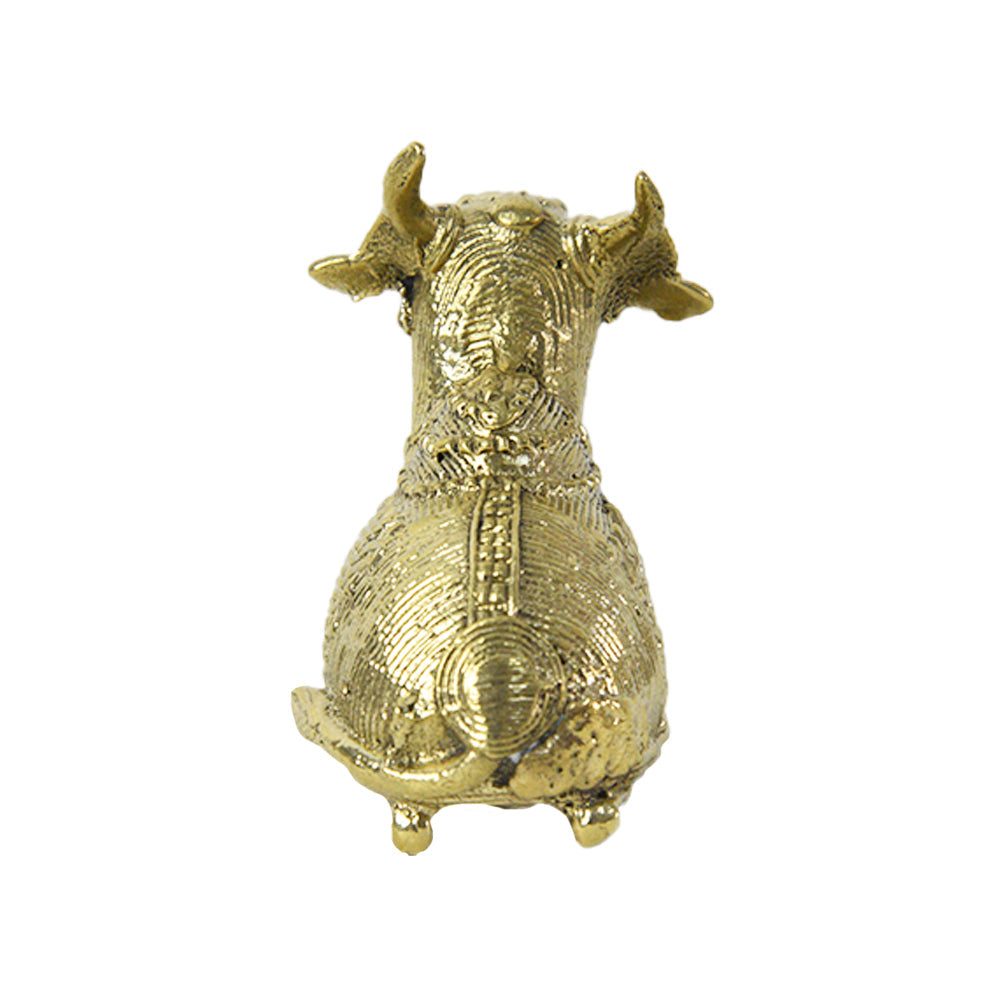 123.Introducing the Dhokra Big Animal Bull: A Majestic Symbol of Strength and Vitality