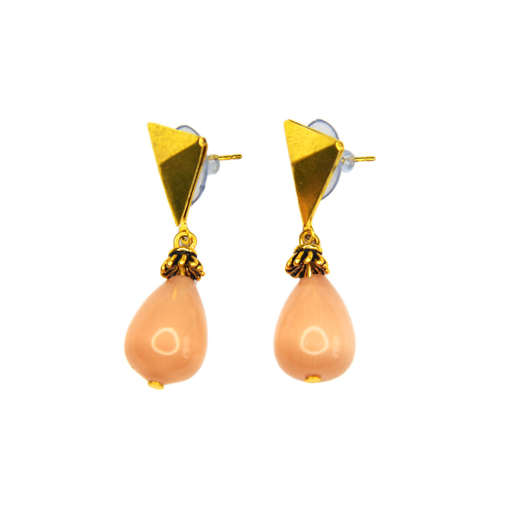 15. Naga earring Golden design (skin Colour  )