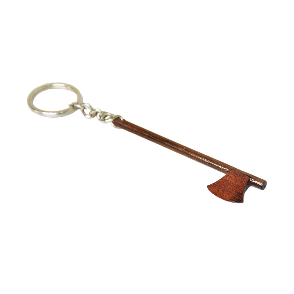 Wooden Axe Keychain(Set of 2)