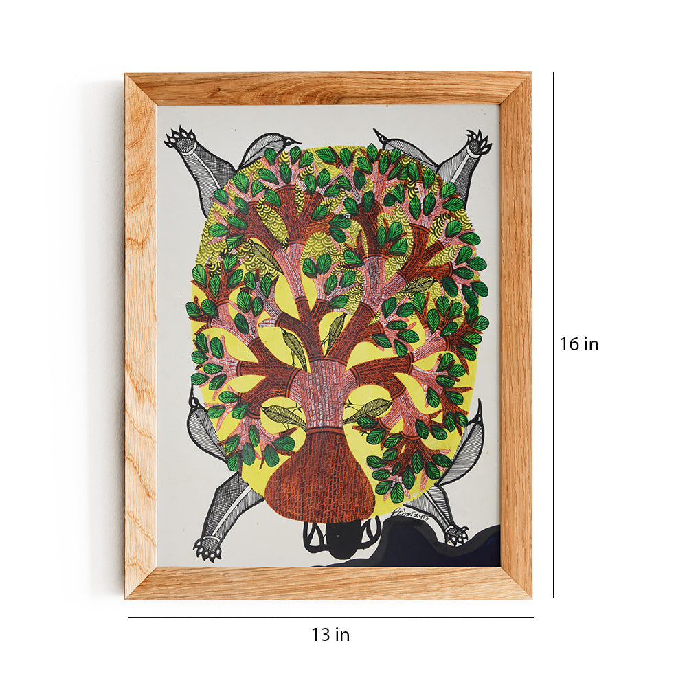 Gond painting-Tree of life GD102
