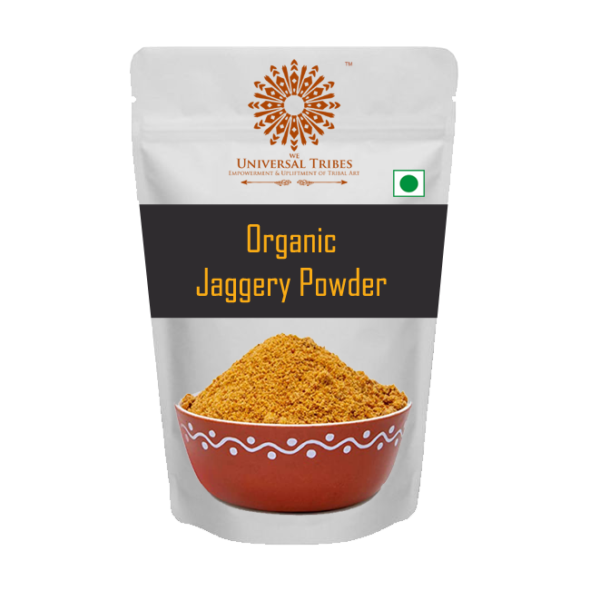 "Pure and Natural Organic Jaggery Powder - 400gm Packet | Universal Tribes"